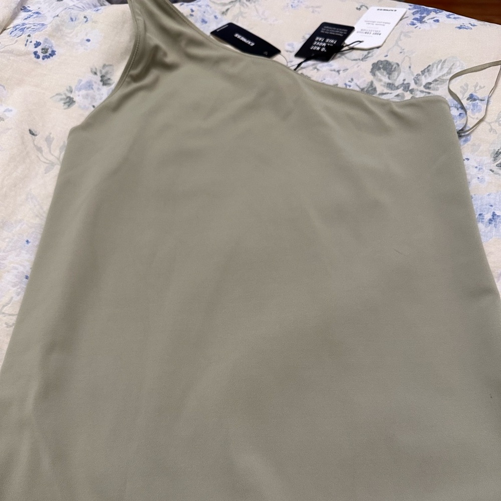 Express bodysuit one shoulder new with tags